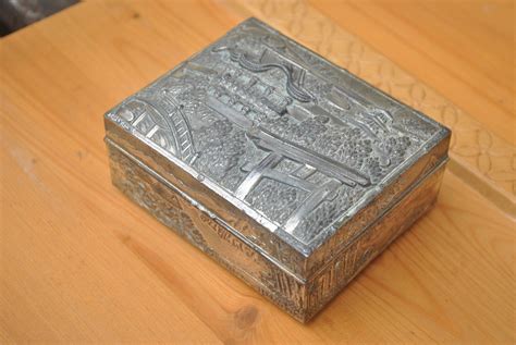 long handled metal trinket box|trinket tins.